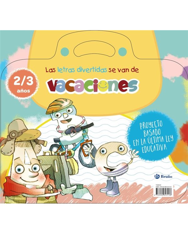 BRUÑO,,9788469643136,LAS LETRAS DIVERTIDAS SE VAN DE VACACIONES, 5-6 AÑOS,