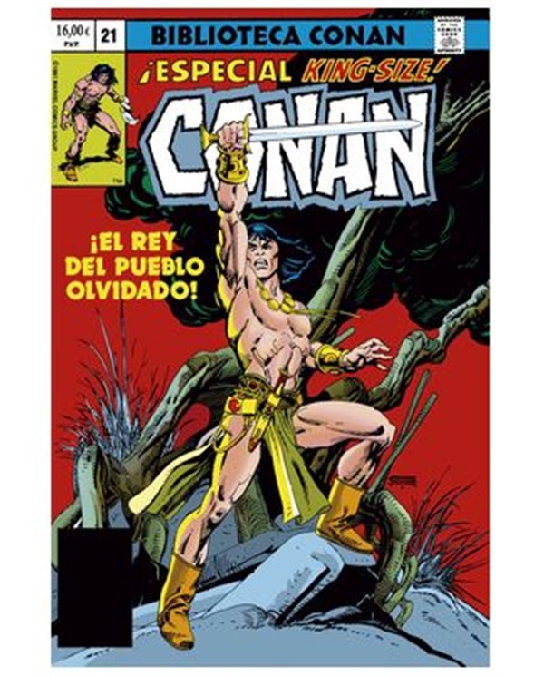 BIBLIOTECA CONAN. CONAN EL BARBARO 21  1981