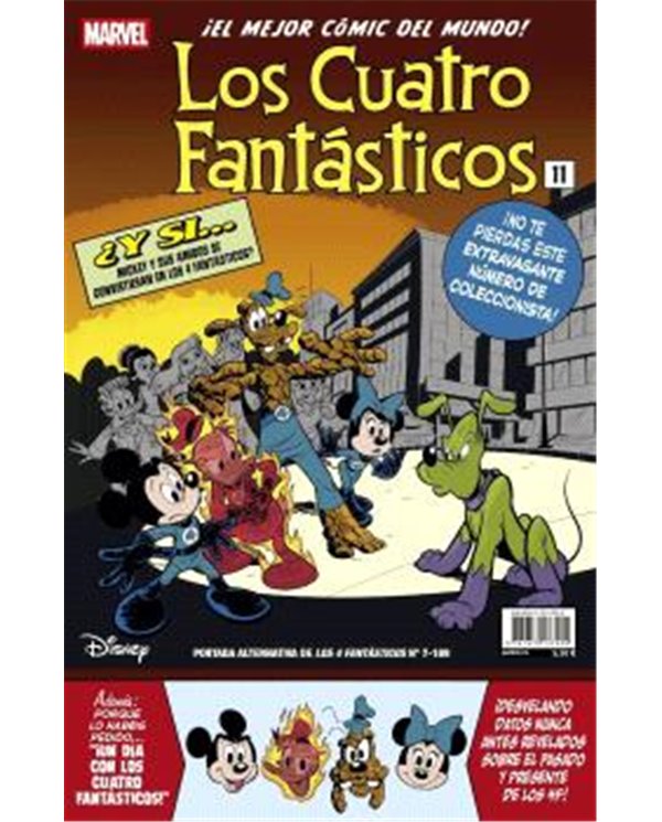 LOS 4 FANTASTICOS 07  ( PORTADA  DISNEY FANTASTIC FOUR 11 )
