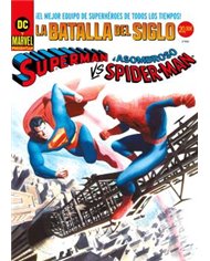 SUPERMAN VS. EL ASOMBROSO SPIDERMAN. PORTADA ALEX ROSS DC-MARVEL TREASURY EDITION.