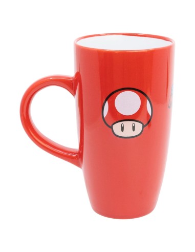 TAZA CERAMICA LATTE 695 ML EN CAJA REGALO SUPER MARIO 8412497318636