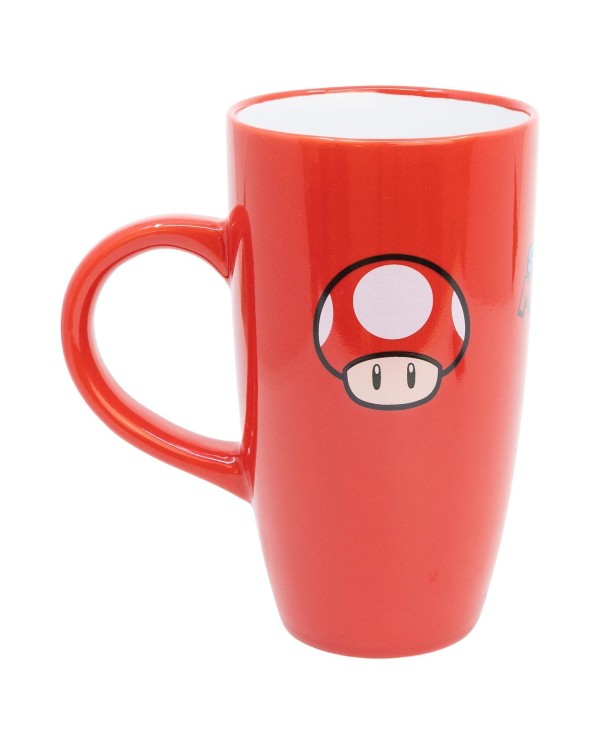 TAZA CERAMICA LATTE 695 ML EN CAJA REGALO SUPER MARIO 8412497318636