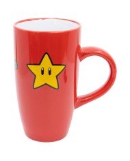 TAZA CERAMICA LATTE  695 ML EN CAJA REGALO SUPER MARIO 8412497318636