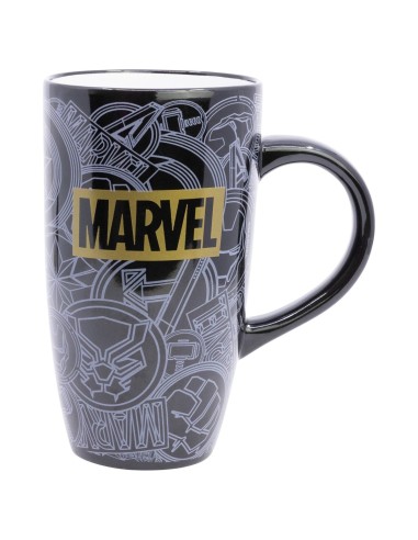 TAZA CERAMICA LATTE 695 ML EN CAJA MARVEL GOLDEN TREASURE  8412497311637