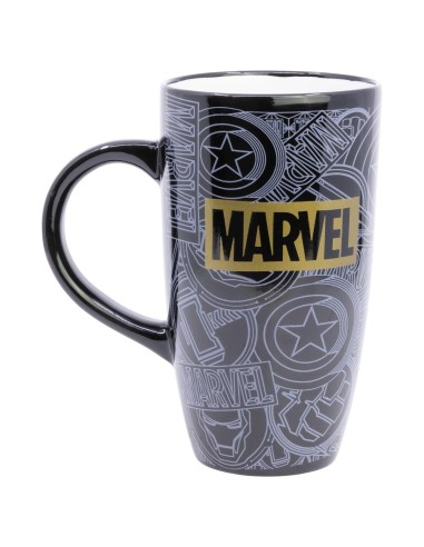 TAZA CERAMICA LATTE 695 ML EN CAJA MARVEL GOLDEN TREASURE  8412497311637