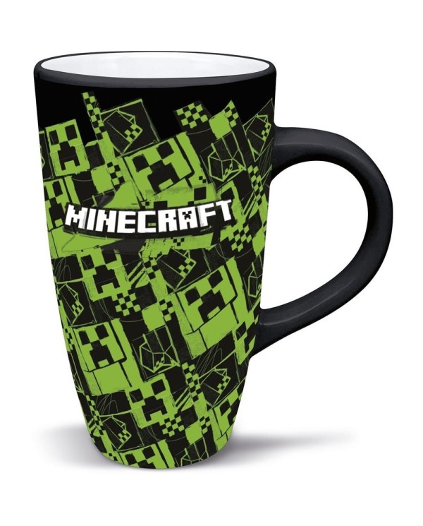 TAZA CERAMICA LATTE 695 ML EN CAJA MINECRAFT ICONICMONO 8412497313631