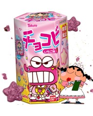 Galletas Shin Chan Chocobi sabor a fresa 18g  4549660885740