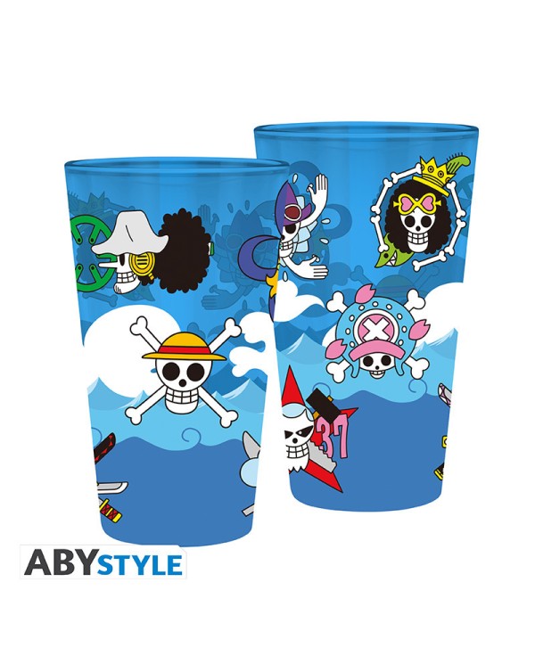 ONE PIECE - Vaso XXL - 400 ml - Calaveras 3665361012351