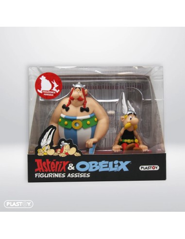 FIGURITA SENTADA DE ASTERIX Y OBELIX  3521320401102