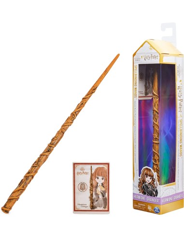 REPLICA VARITA HARRY POTTER SPELLBINDING WANDS HERMIONE GRANGER 778988399224