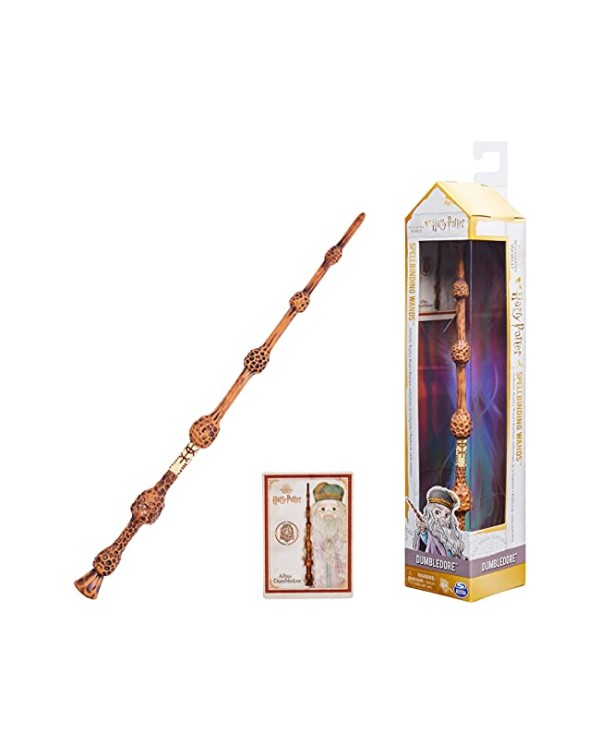 REPLICA VARITA HARRY POTTER SPELLBINDING WANDS ALBUS DUMBLEDORE 778988399255