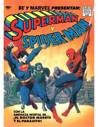 SUPERMAN Y SPIDERMAN. DC-MARVEL TREASURY EDITION.