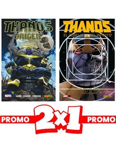 2X1 THANOS EL CONFLICTO DEL INFINITO + THANOS: ORIGENES