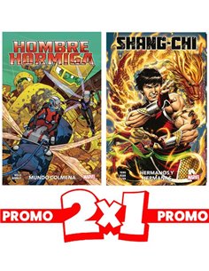 2X1 :HOMBRE HORMIGA. MUNDO COLMENA + SHANG-CHI 01