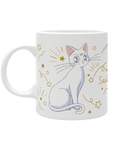 TAZA 320 ML LOS GATOS DE LUNA Y ARTEMIS SAILOR MOON 13665361177453