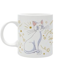 TAZA 320 ML LOS GATOS DE LUNA Y ARTEMIS SAILOR MOON 13665361177453