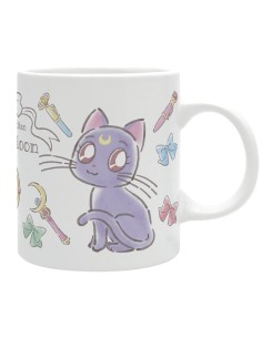 TAZA 320 ML LUNA Y ARTEMIS SAILOR MOON CHIBIS 13665361177378