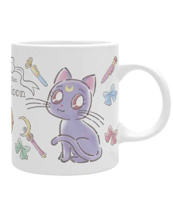TAZA 320 ML LUNA Y ARTEMIS SAILOR MOON CHIBIS 13665361177378