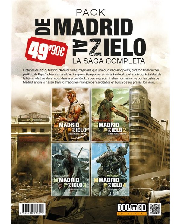 PACK DE MADRID AL ZIELO. LA SAGA COMPLETA