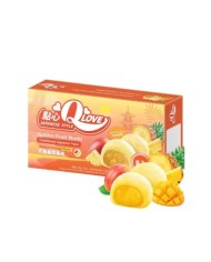 Mini mochi mango y piña | comida japonesa QLove