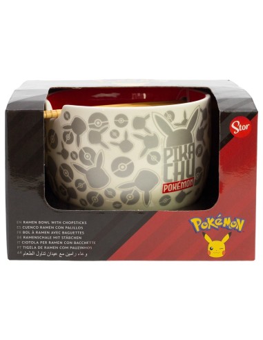 CUENCO RAMEN CON PALILLOS EN CAJA POKEMON METAL MELTDOWN 8412497316649