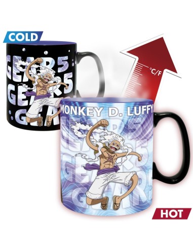 Taza One Piece Gear 5 460 ml | termo-reactiva