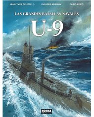 Portada de LAS GRANDES BATALLAS NAVALES 18 U-9 de DELITTE  JEAN-YVES/ADAMOV/PEZZI, NORMA, ISBN 9788467985245