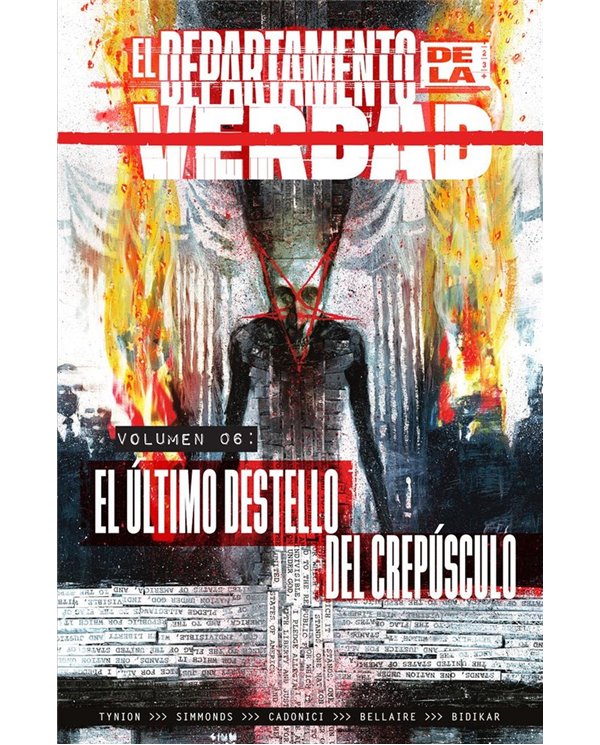 Portada de EL DEPARTAMENTO DE LA VERDAD 6 EL ULTIMO DESTELLO DEL CREPU de JAMES TYNION IV/MARTIN SIMMONDS/ALISON S, NORMA, ISBN 