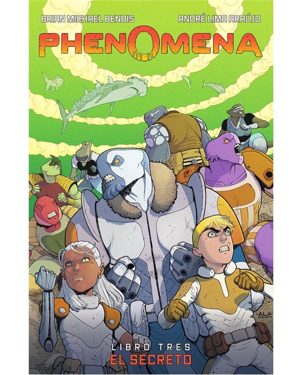 Portada de PHENOMENA LIBRO 3 EL SECRETO de BENDIS  BRIAN MICHAEL/LIMA ARAUJO  ANDRE, NORMA, ISBN 9788467984286