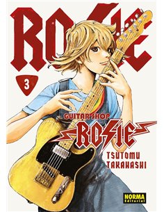 Portada de GUITAR SHOP ROSIE 3 de TAKAHASHI  TSUTOMU, NORMA, ISBN 9788467978476