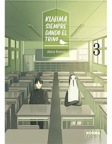 Portada de KUJIMA SIEMPRE DANDO EL TRINO 3 de AKIRA KONNO, NORMA, ISBN 9788467980936