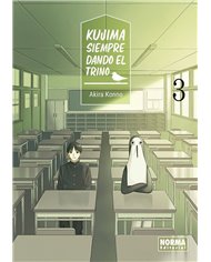Portada de KUJIMA SIEMPRE DANDO EL TRINO 3 de AKIRA KONNO, NORMA, ISBN 9788467980936
