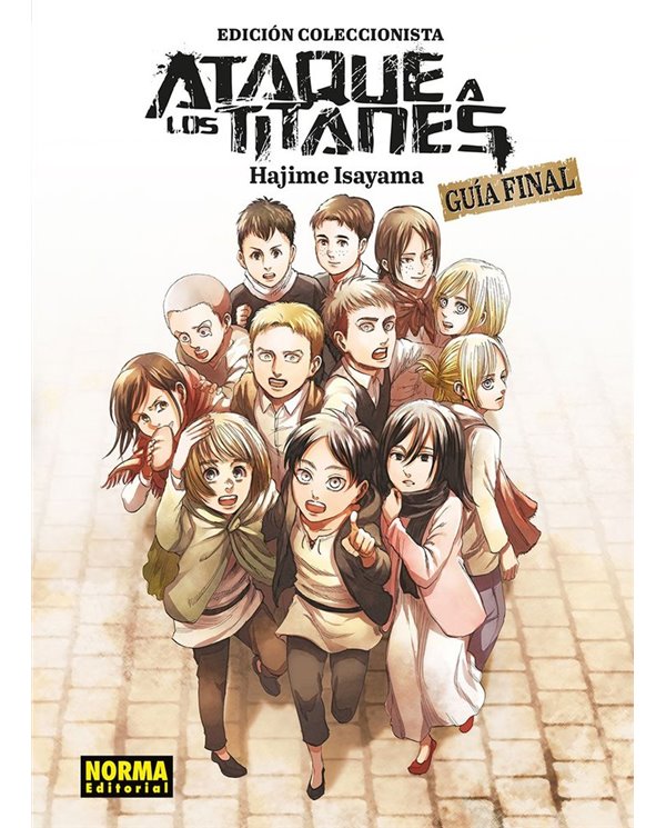 Portada de GUIA ATAQUE A LOS TITANES EDICION COLECCIONISTA: GUIA FINAL de ISAYAMA  HAJIME, NORMA, ISBN 9788467984415