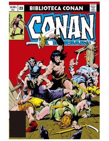 Portada de BIBLIOTECA CONAN. CONAN EL BARBARO 23 de BRUCE JONES, PANINI , ISBN 9791370139995