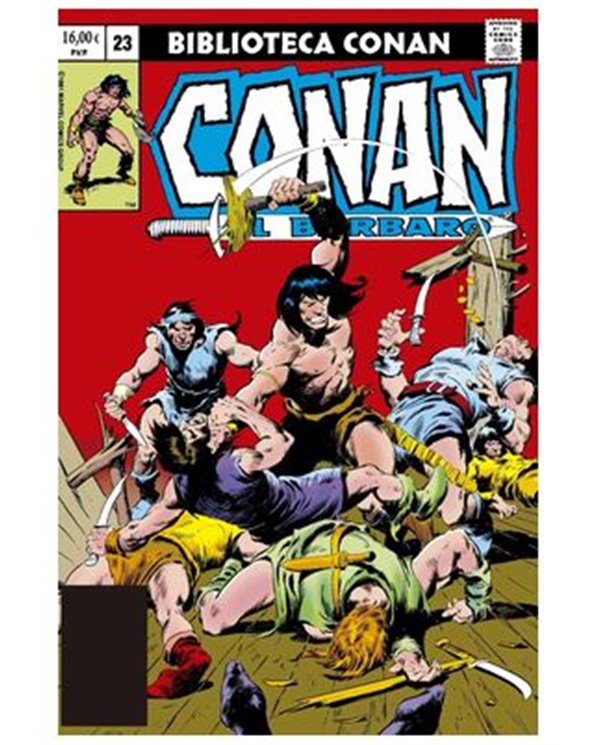Portada de BIBLIOTECA CONAN. CONAN EL BARBARO 23 de BRUCE JONES, PANINI , ISBN 9791370139995