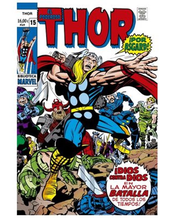 Portada de BIBLIOTECA MARVEL 135. EL PODEROSO THOR 15 de STAN LEE, PANINI , ISBN 9791370580032
