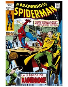 Portada de BIBLIOTECA MARVEL 136. EL ASOMBROSO SPIDERMAN 18 de STAN LEE, PANINI , ISBN 9791370580049