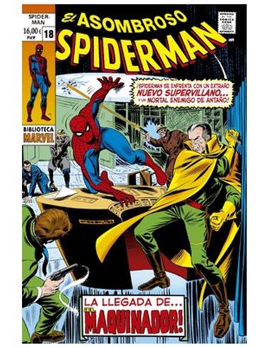Portada de BIBLIOTECA MARVEL 136. EL ASOMBROSO SPIDERMAN 18 de STAN LEE, PANINI , ISBN 9791370580049