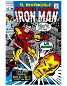 Portada de BIBLIOTECA MARVEL 137 EL INVENCIBLE IRON MAN 11 de ARCHIE GOODWIN, PANINI , ISBN 9791370580056
