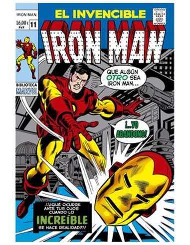 Portada de BIBLIOTECA MARVEL 137 EL INVENCIBLE IRON MAN 11 de ARCHIE GOODWIN, PANINI , ISBN 9791370580056