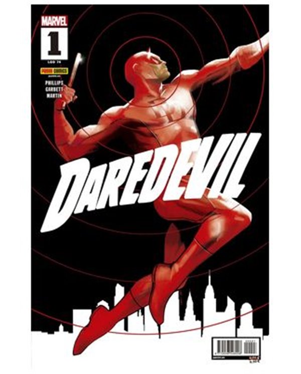 Portada de DAREDEVIL 01 de STEPHANIE PHILLIPS, PANINI , ISBN 977293854800800000