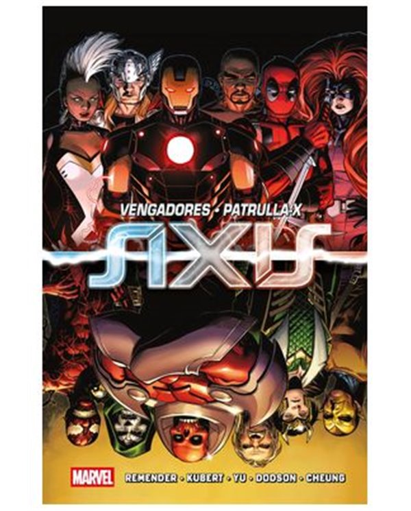 Portada de MARVEL ESSENTIALS 47 VENGADORES/PATRULLA-X AXIS de GERRY DUGGAN, PANINI , ISBN 9791370580186