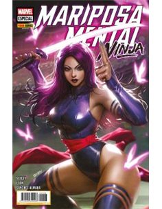 Portada de LEYENDAS DE LA PATRULLA-X:  MARIPOSA MENTAL: NINJA de TIM SEELEY, PANINI , ISBN MEX.SLEPX022