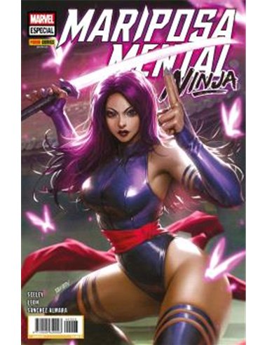 Portada de LEYENDAS DE LA PATRULLA-X:  MARIPOSA MENTAL: NINJA de TIM SEELEY, PANINI , ISBN MEX.SLEPX022