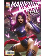 Portada de LEYENDAS DE LA PATRULLA-X:  MARIPOSA MENTAL: NINJA de TIM SEELEY, PANINI , ISBN MEX.SLEPX022