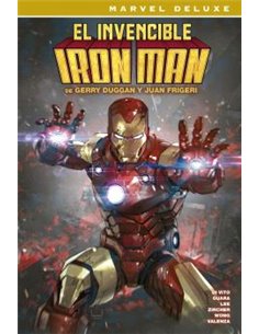 Portada de EL INVENCIBLE IRON MAN DE GERRY DUGGAN Y JUAN FRIGERI. LA COLECCION COMPLETA, PANINI , ISBN 9791370580308