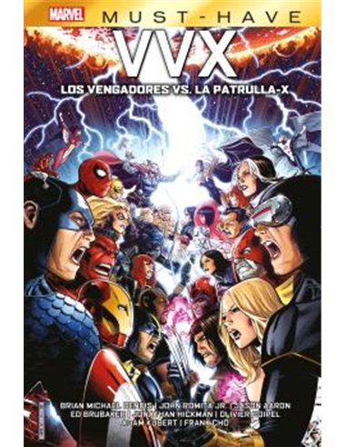 Portada de MARVEL MUST-HAVE VVX: LOS VENGADORES VS. PATRULLA-X de BRIAN MICHAEL BENDIS, PANINI , ISBN 9791370580346