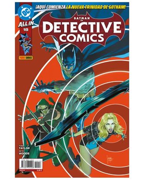 Portada de ALL IN DETECTIVE COMICS 18 de TOM TAYLOR, PANINI , ISBN 977308129200800000