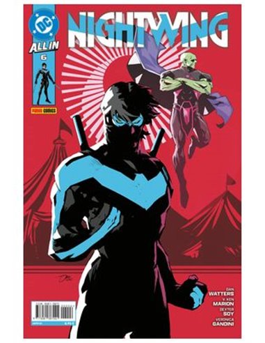 Portada de ALL IN NIGHTWING 06 de DEXTER SOY, PANINI , ISBN 977308138700100000
