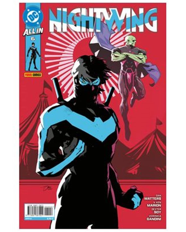 Portada de ALL IN NIGHTWING 06 de DEXTER SOY, PANINI , ISBN 977308138700100000